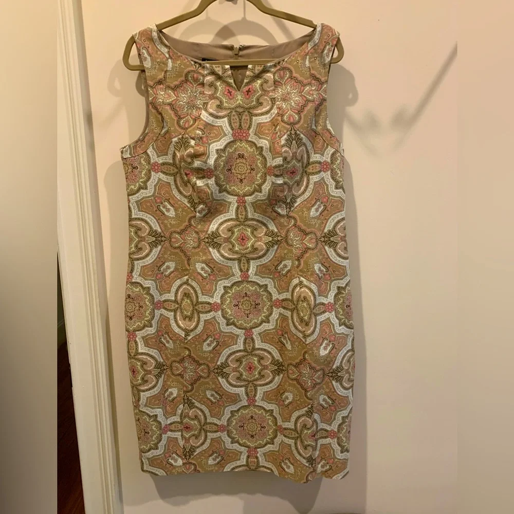 Paisley Sleeveless Dress NWOT 16P - Picture 1 of 6